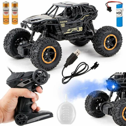 Remote Controlled  Rock Crawler Monster Truck Toy Vehicle for Kids.