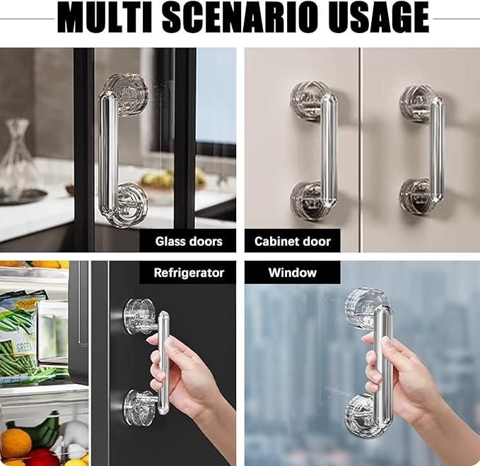 Crystal Suction Door Handle